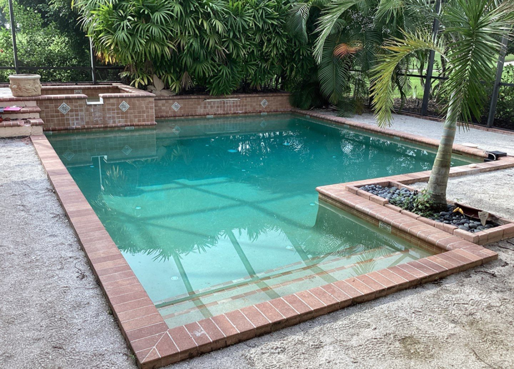 after pool resurfacing by Resurrection Pools