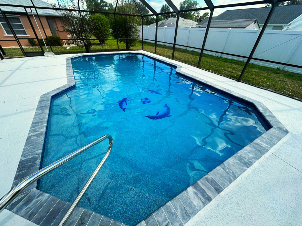 swimming pool resurfacing after by Resurrection Pools