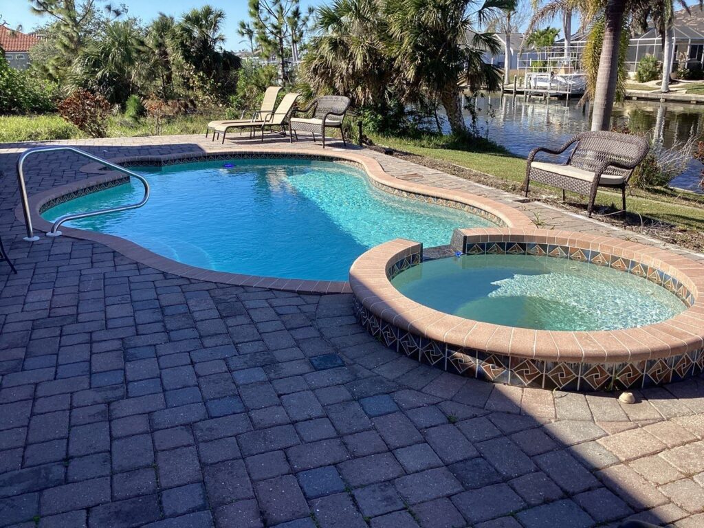 pool plaster repair before